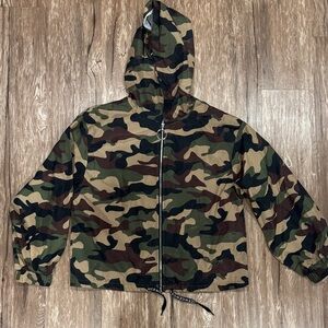 SHEIN Camouflage Utility Jacket